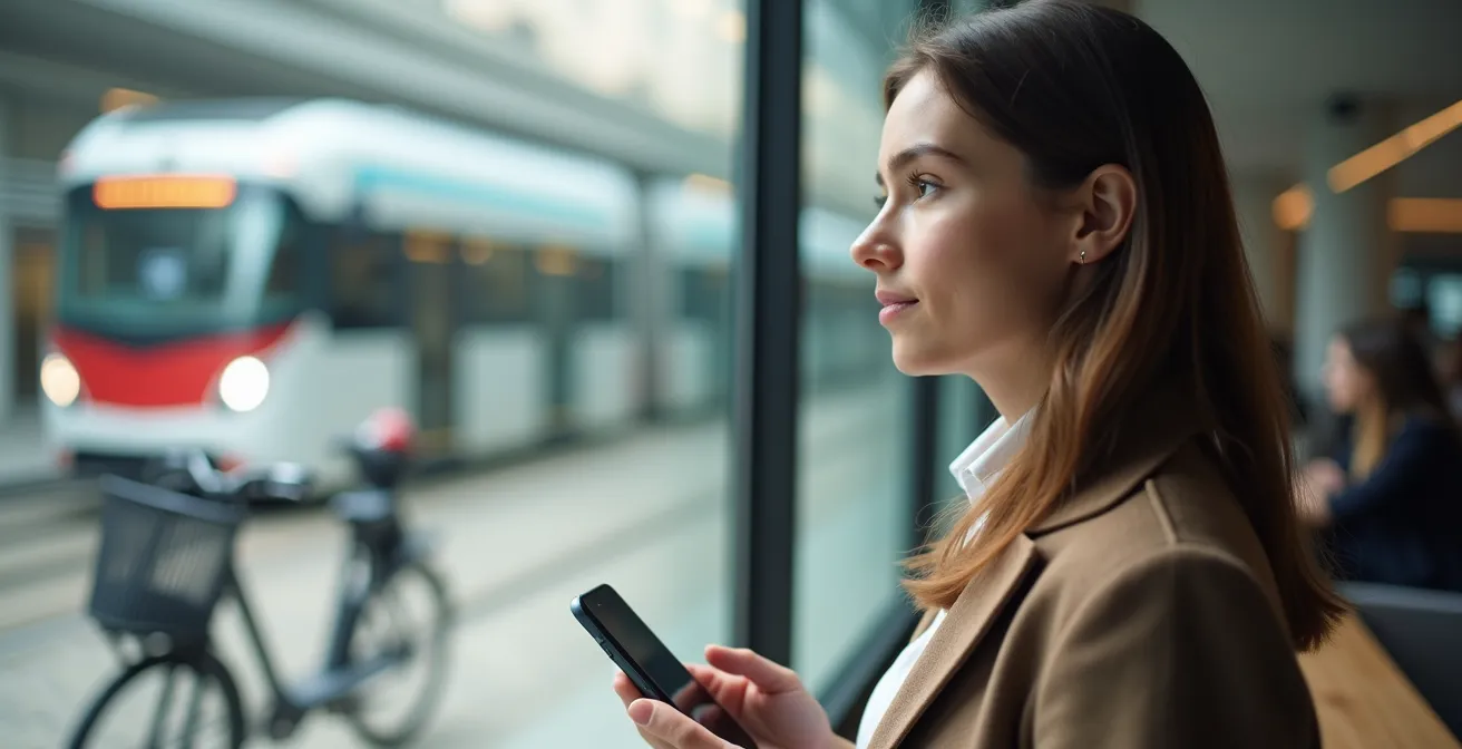 Jonge professional kiest mobiliteitsoplossing via app