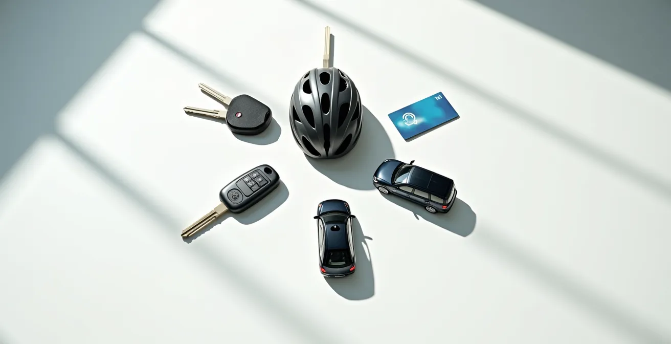 Werknemers kiezen mobiliteitopties via app in moderne kantooromgeving