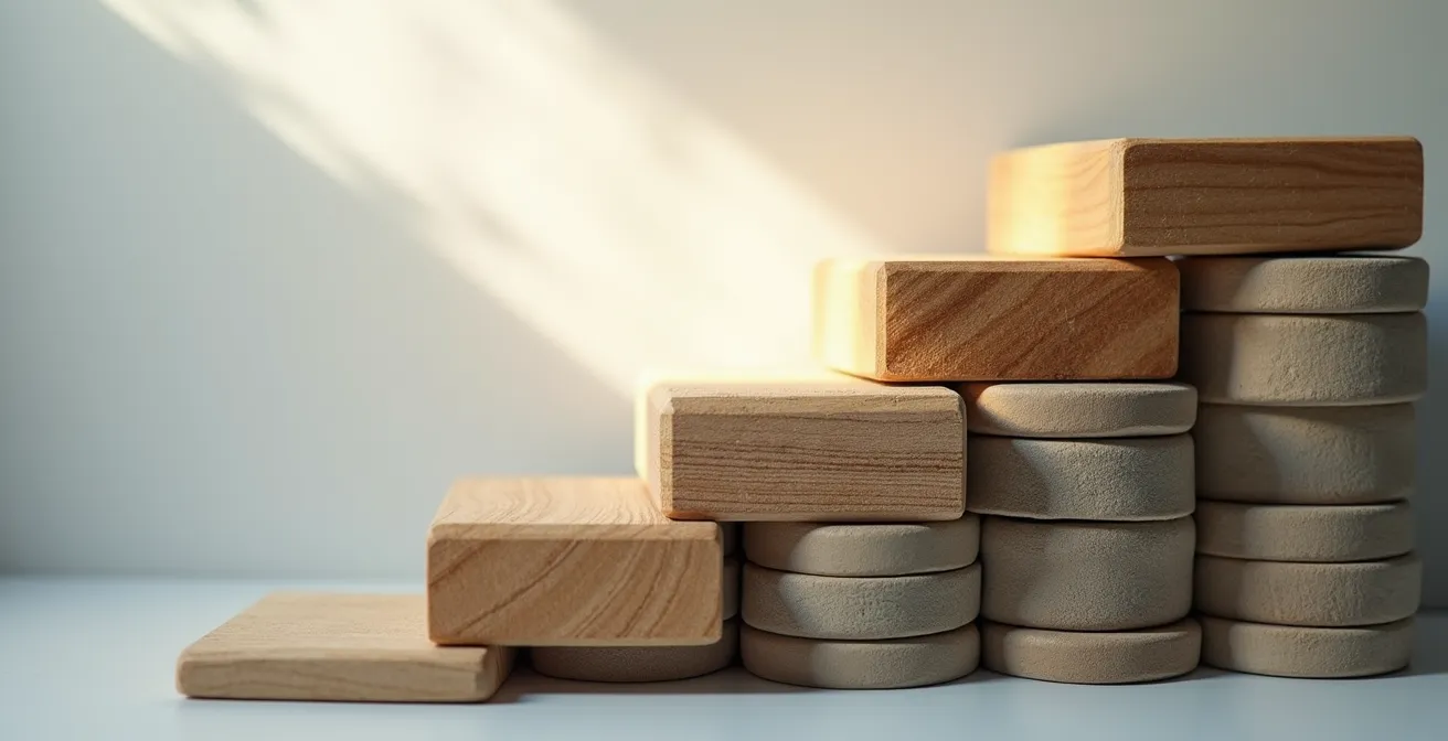 Abstracte visualisatie van schadevrije jaren en premieberekening